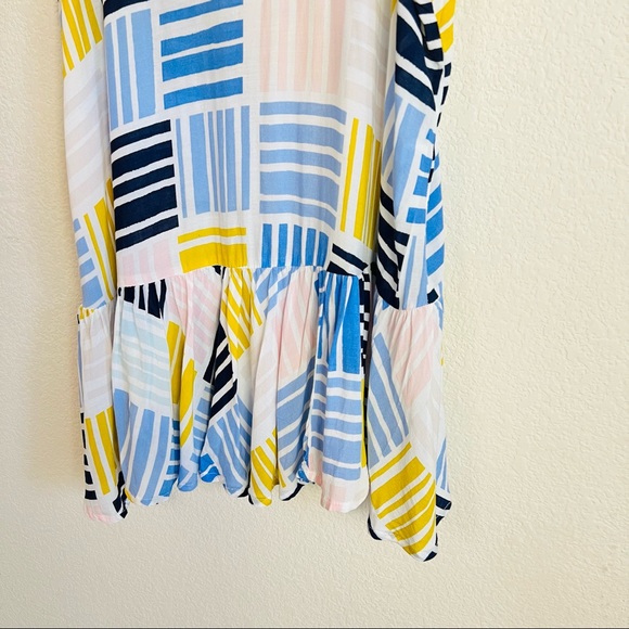 Old Navy Drop Waist Ruffle Multicolor Vibrant Tank Top - Picture 3 of 4